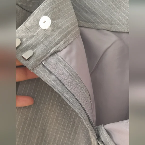 Ann Taylor 🐇 Women curvy gray pants - Picture 12 of 14